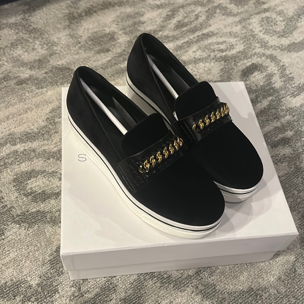 Stella McCartney Black Scarpa Platform Shoes